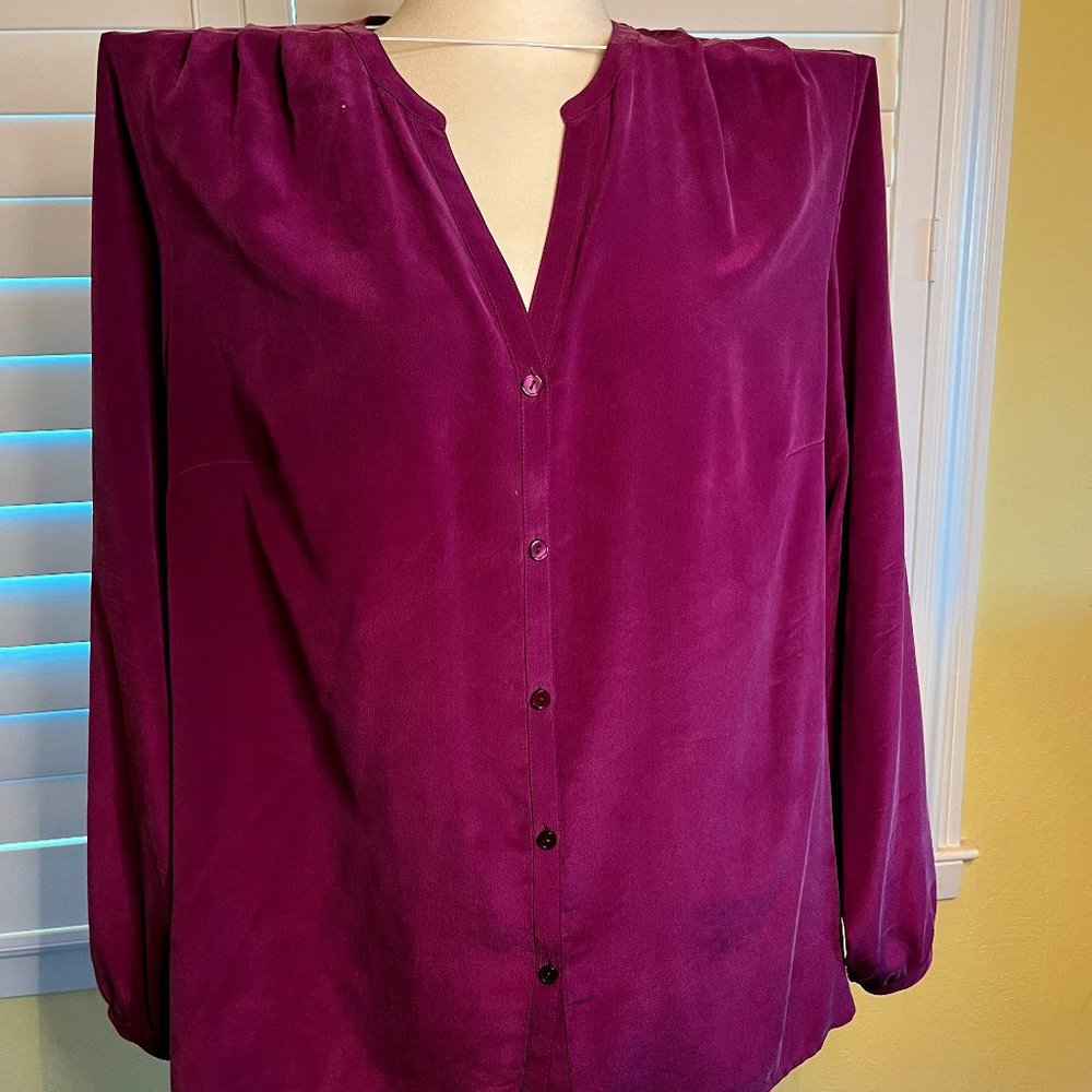 Coldwater Creek 100% Silk Blouse Sz 1X